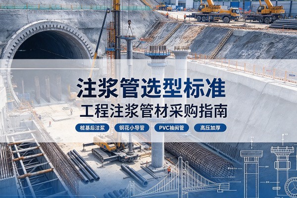 苏仙注浆管选型标准